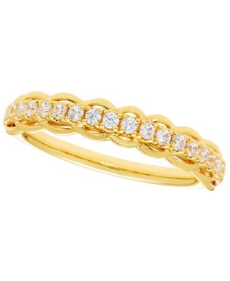 Diamond Band Ring (1/4 ct. t.w.) in 10k Yellow Gold