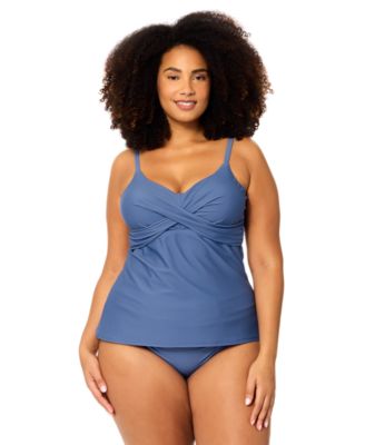 Plus Size Underwire Aries Tankini Top