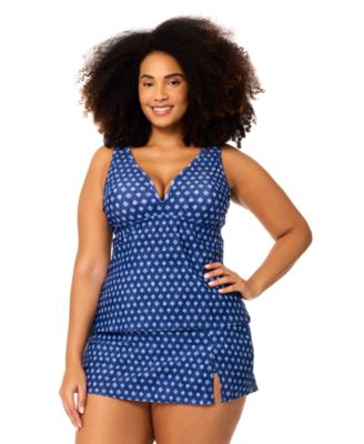 Plus Size Tanzania Tankini Top