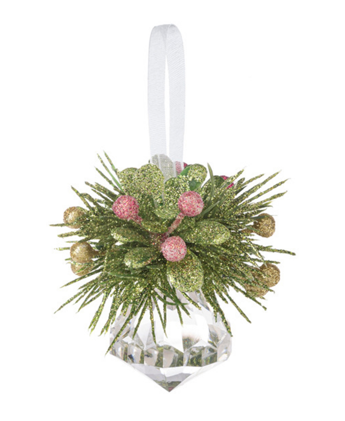 Ganz Kissing Krystals Teeny Mistletoe Jewel Ornament