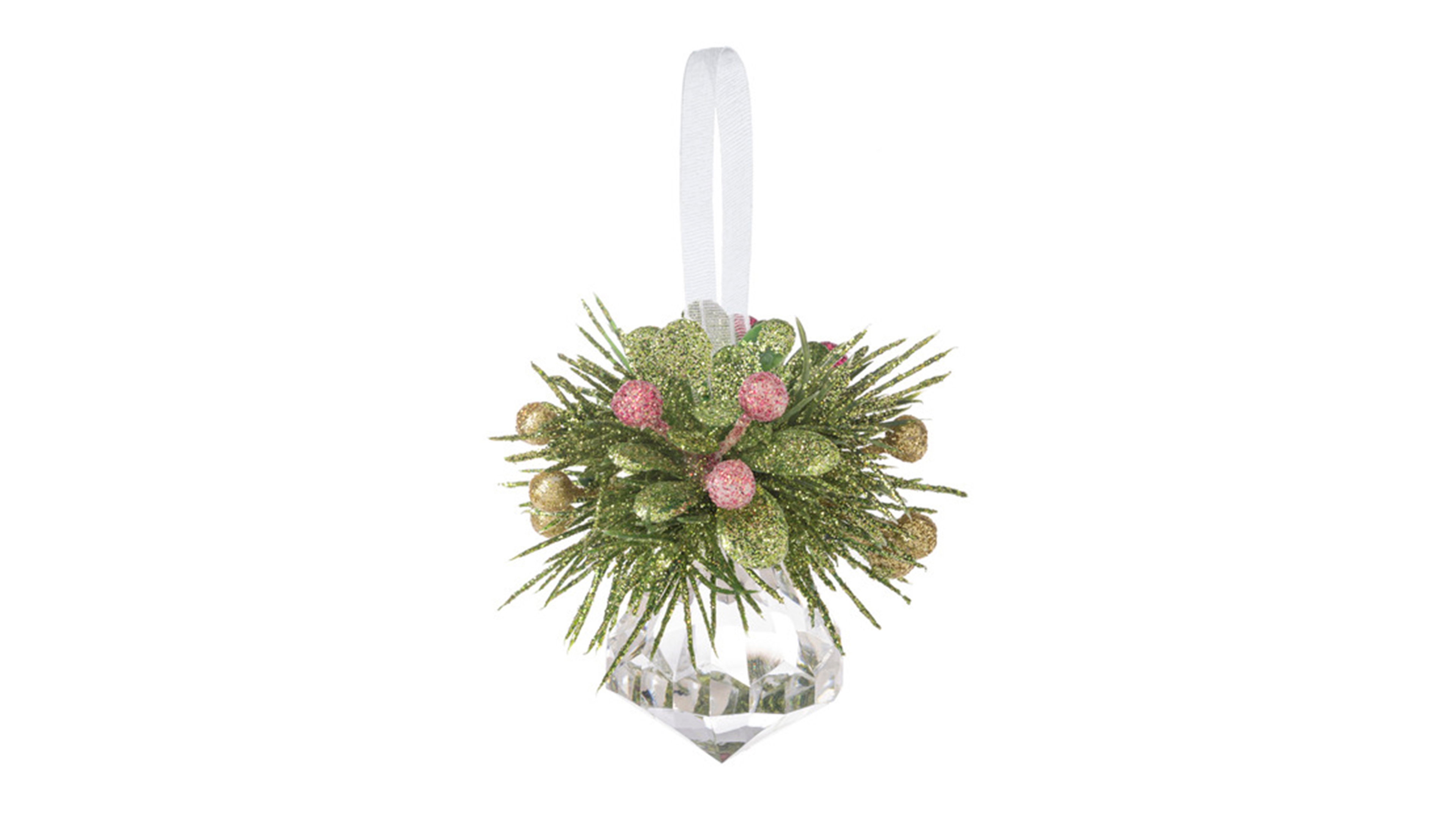 Ganz Kissing Krystals Teeny Mistletoe Jewel Ornament