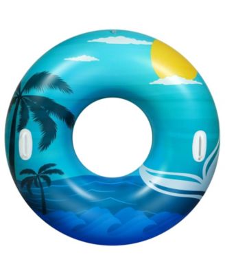Heart Pool Float Tube Ring Summer Swimming Loungers Beach Party Toys