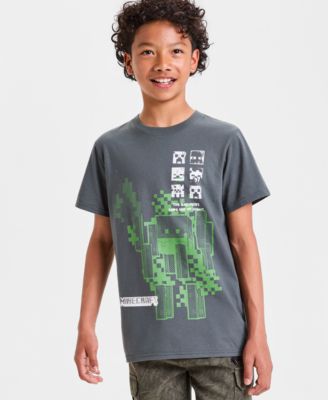 Big Boys Minecraft Bad Mobs Graphic T-Shirt