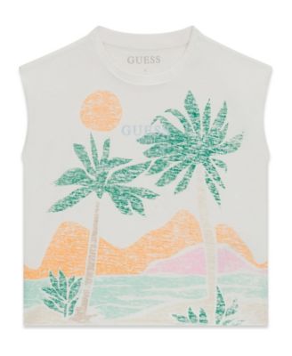 Girls' 7-16 Boxy Slub Sleeveless Top