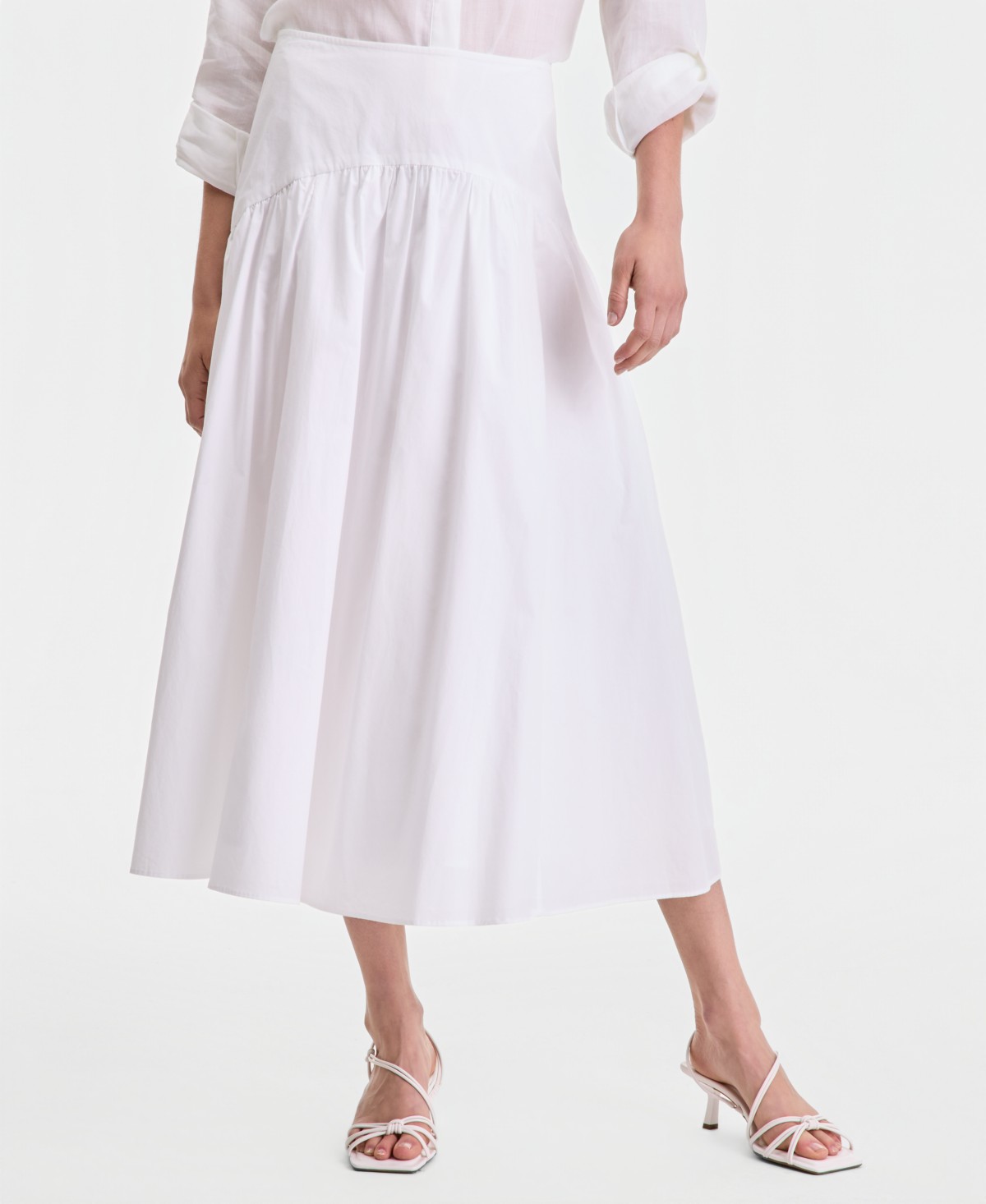 Женские юбки I.N.C. International Concepts Women's Cotton Midi Skirt — фото 2