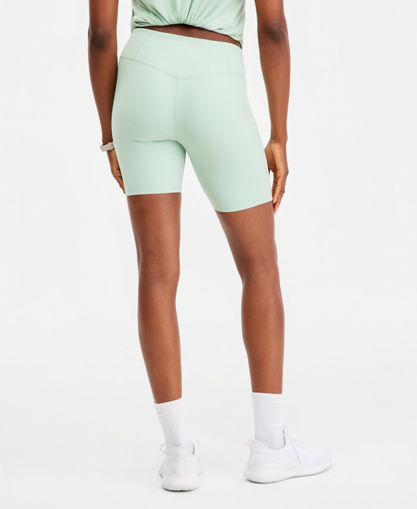 Женские шорты ID Ideology Studio 7" Bike Shorts, цвет: Зелёный — фото 3
