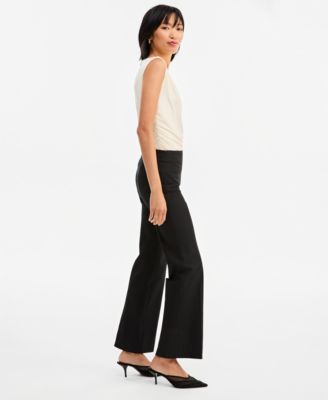 macys womens black dress pants Women's Pull-on & Trousers Wide leg pants