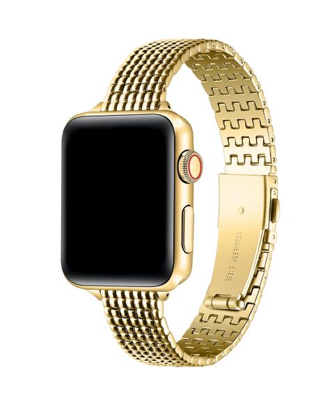 Ремешок для часов Posh Tech Brooklyn Stainless Steel Band for Apple Watch, цвет: Золотой