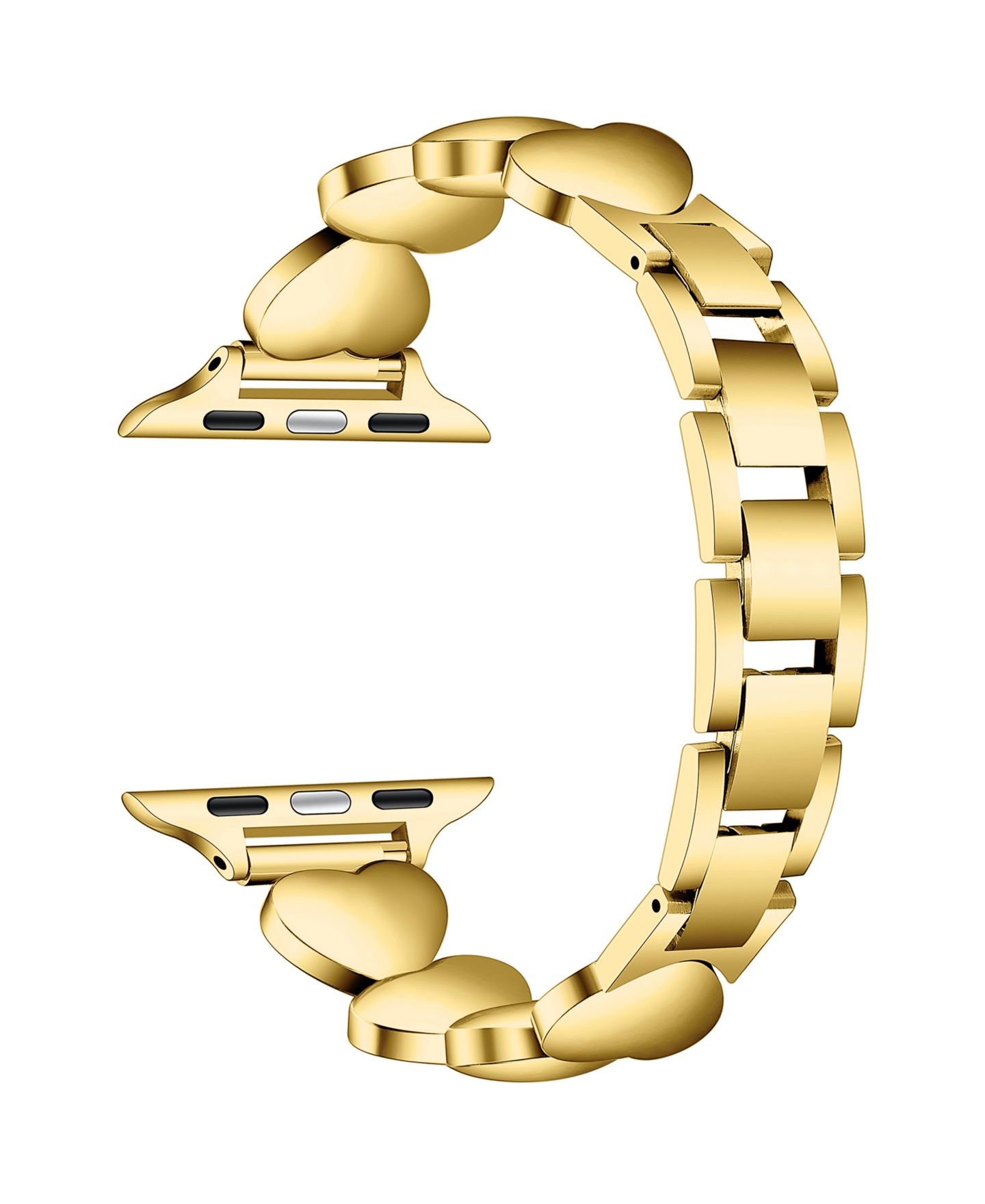 Ремешок для часов Posh Tech Aphrodite Heart Stainless Steel Band for Apple Watch, цвет: Золотой — фото 2