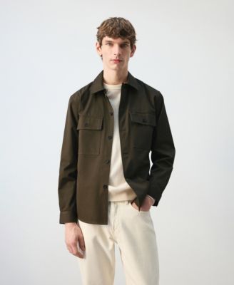 Men's Pockets Overshirt