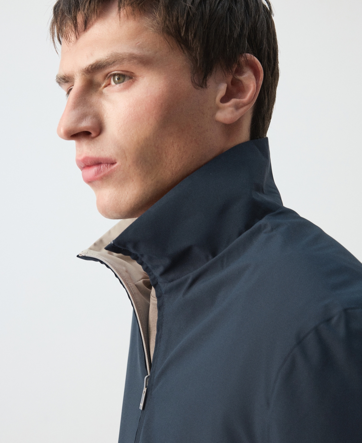 Mango Men's Reversible Quilted Water-Repellent Jacket