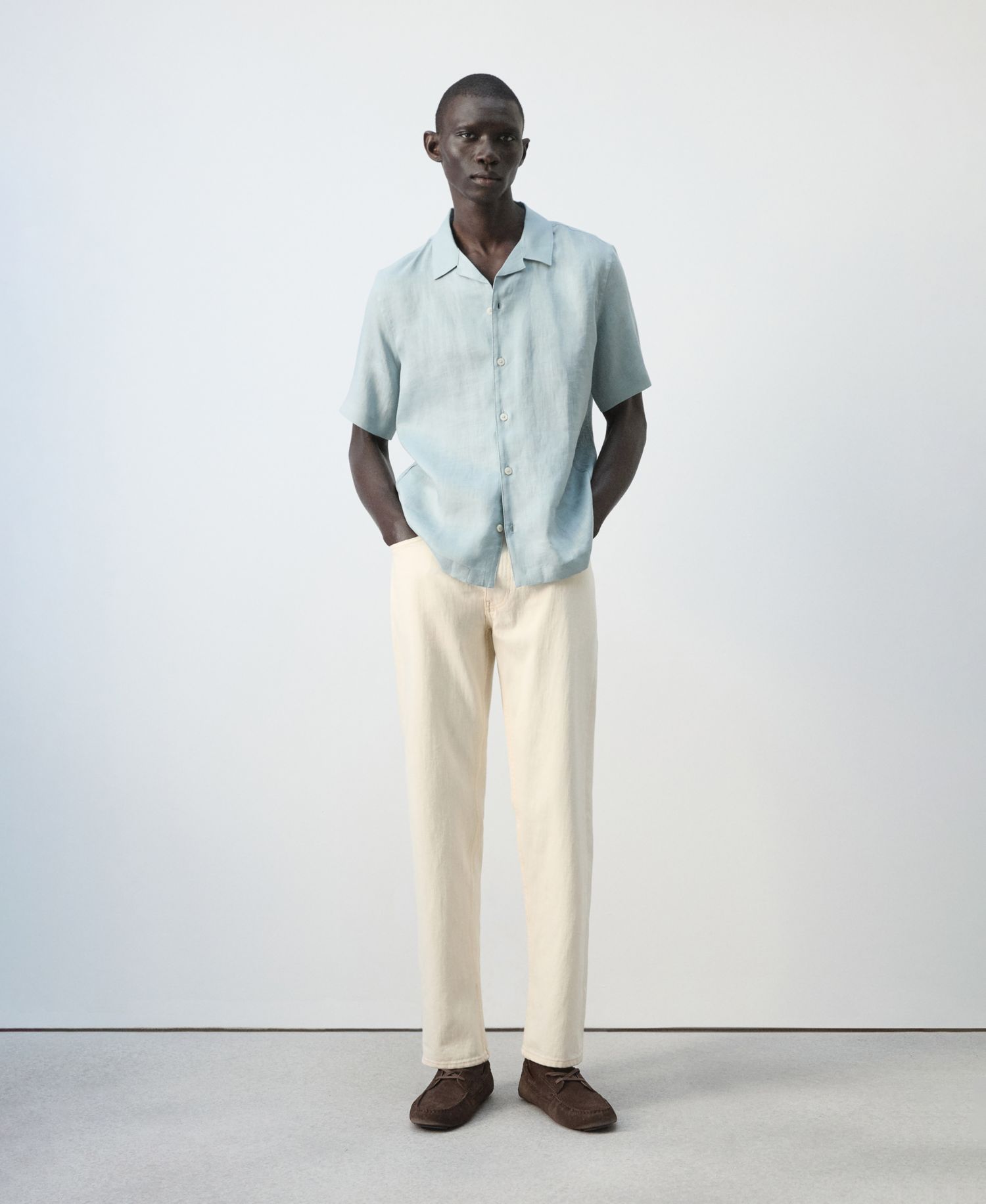 Men's Bowling-Collar Shirt