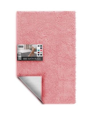 Ultra Soft Non-Slip Chenille Bath Rug - Quick Dry, Machine Washable - Large 26"x44"