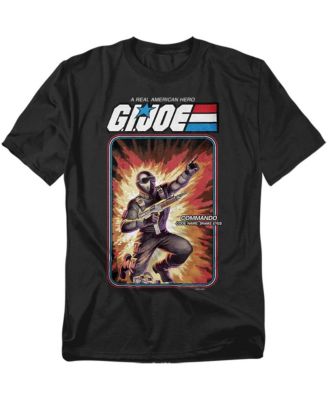 Men's Hashbro+ G.I. Joe Snake Eyes Card T Shirt