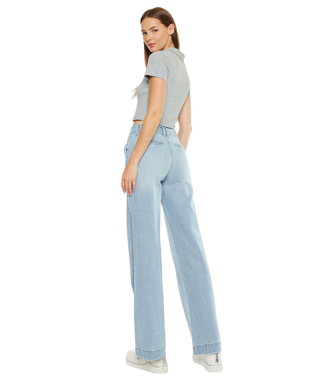 Kancan Women's Celine Ultra High-Rise Wide Jeans view 2 — MAYCSS fashion products