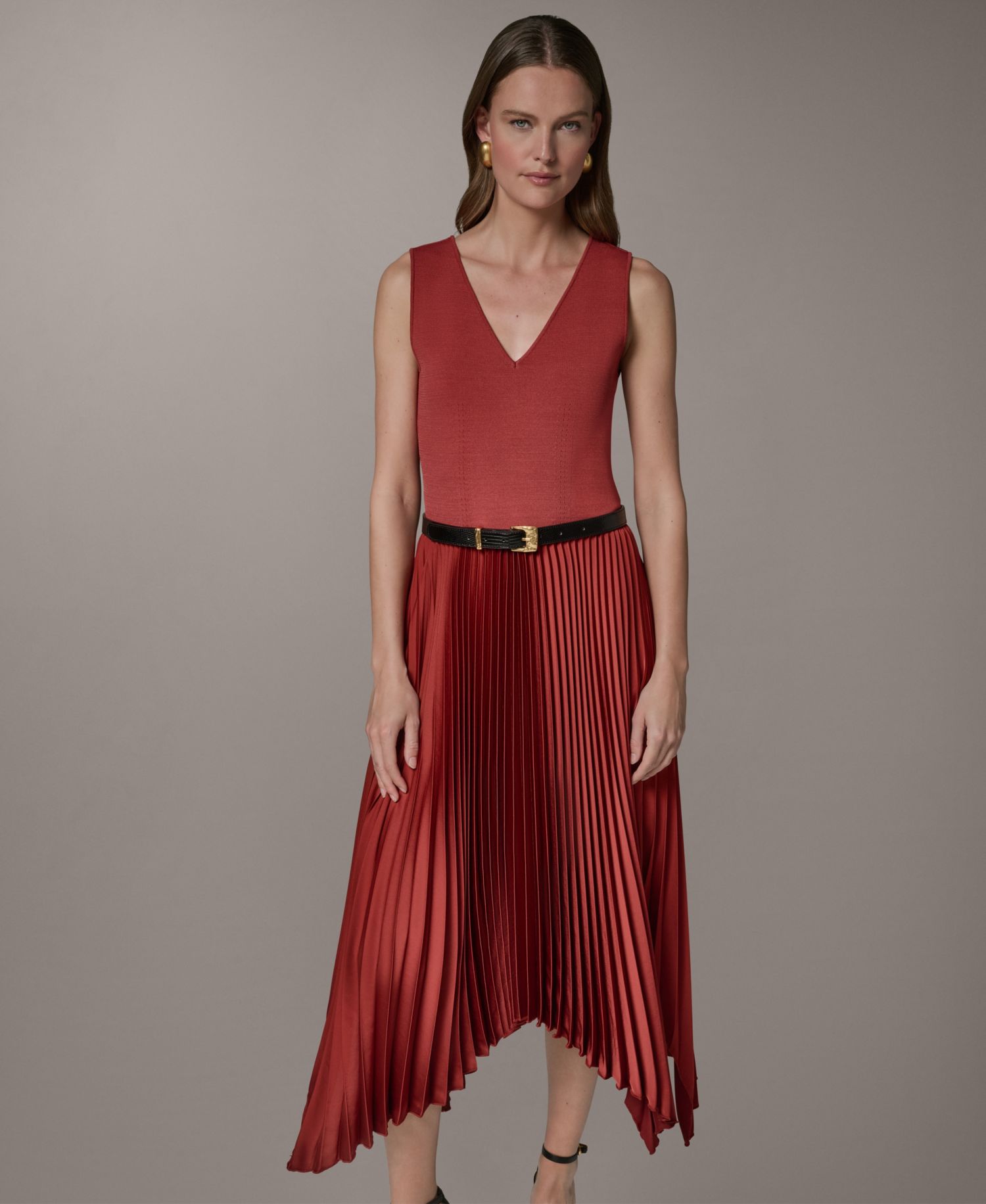 Petite V-Neck Dress