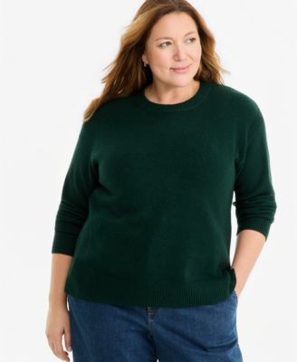 Women's LuxSoft Long-Sleeve Crewneck Sweater