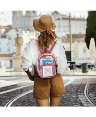 clear front mini backpack Ravinia Perfect for festivals Clear Mini Pack  Sports