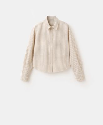 Women's Straight Checked Shirt