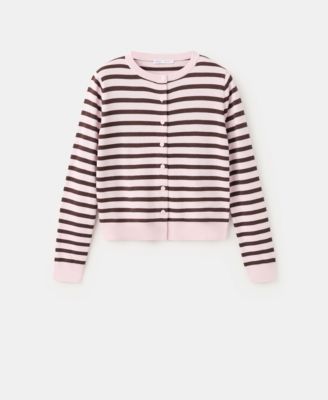 Women's Stripped Knit Cardigan