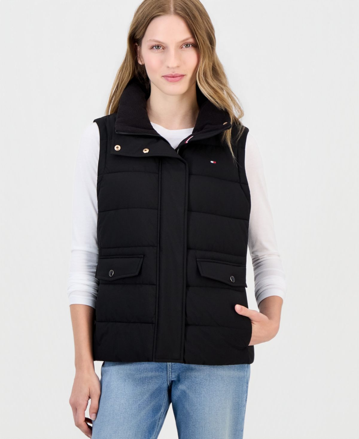 Tommy Hilfiger Women's Packable Fleece-Lined Vest