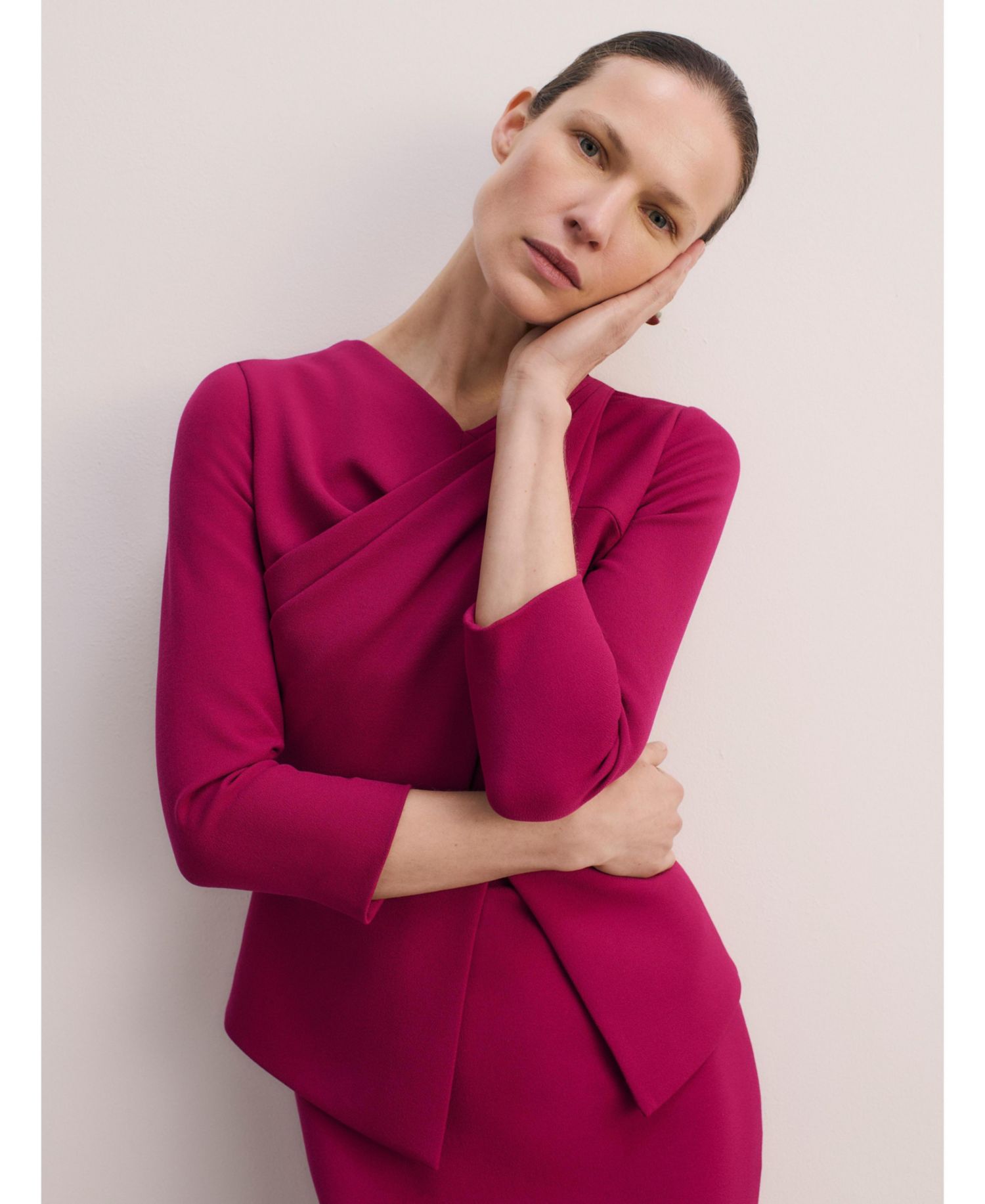 Women's Alina Peplum Midi Dress