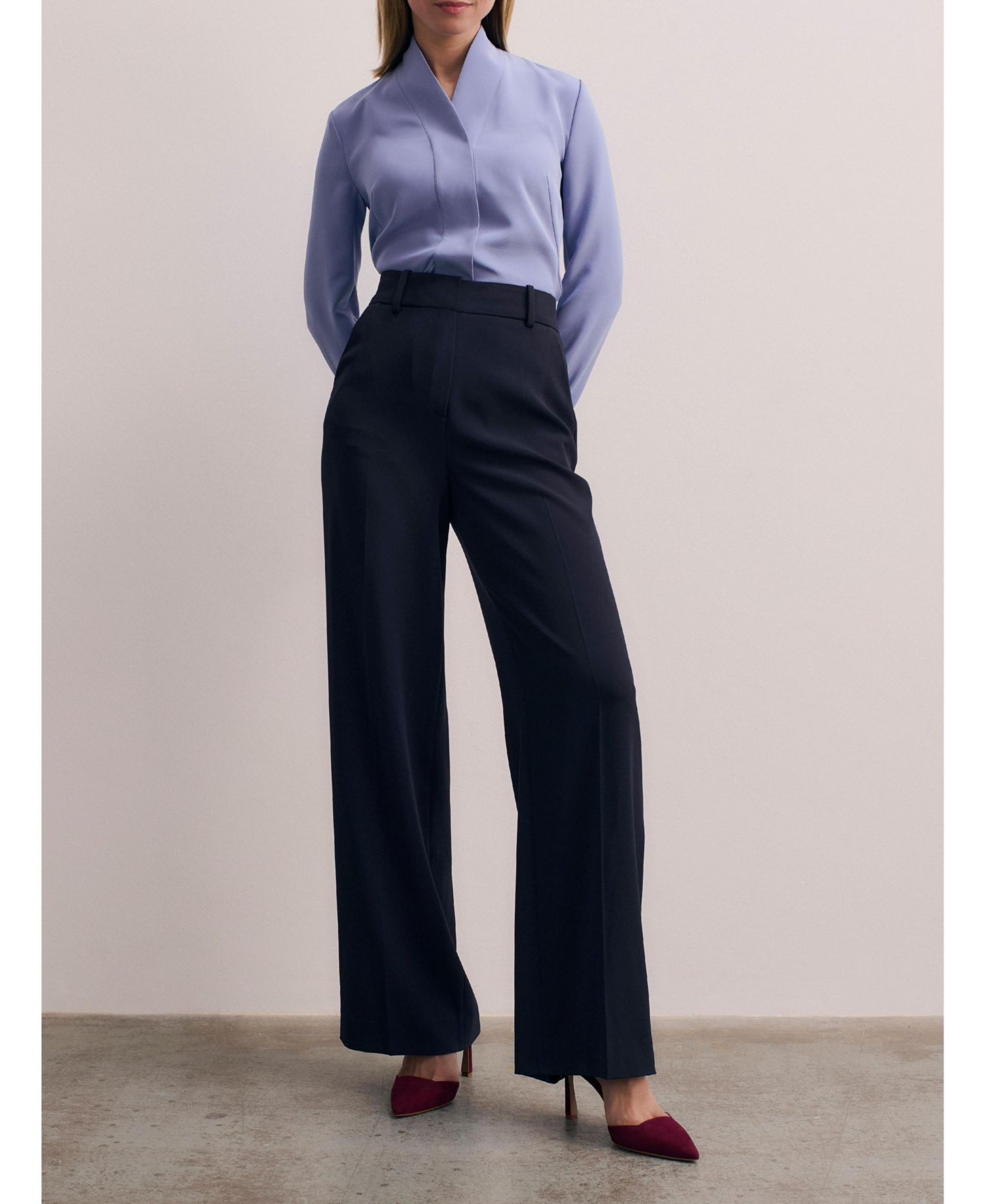 Women's Bowery Stretch Silk Blouse