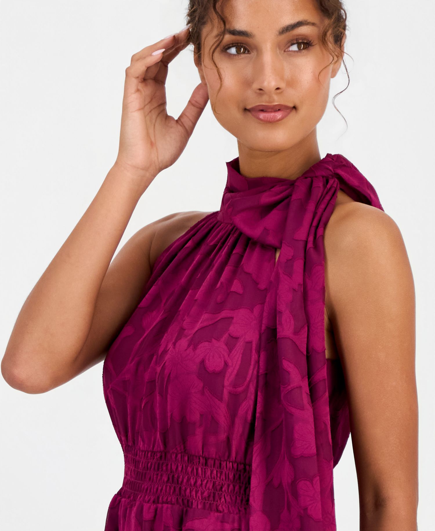 Women's Tiered Midi Dress