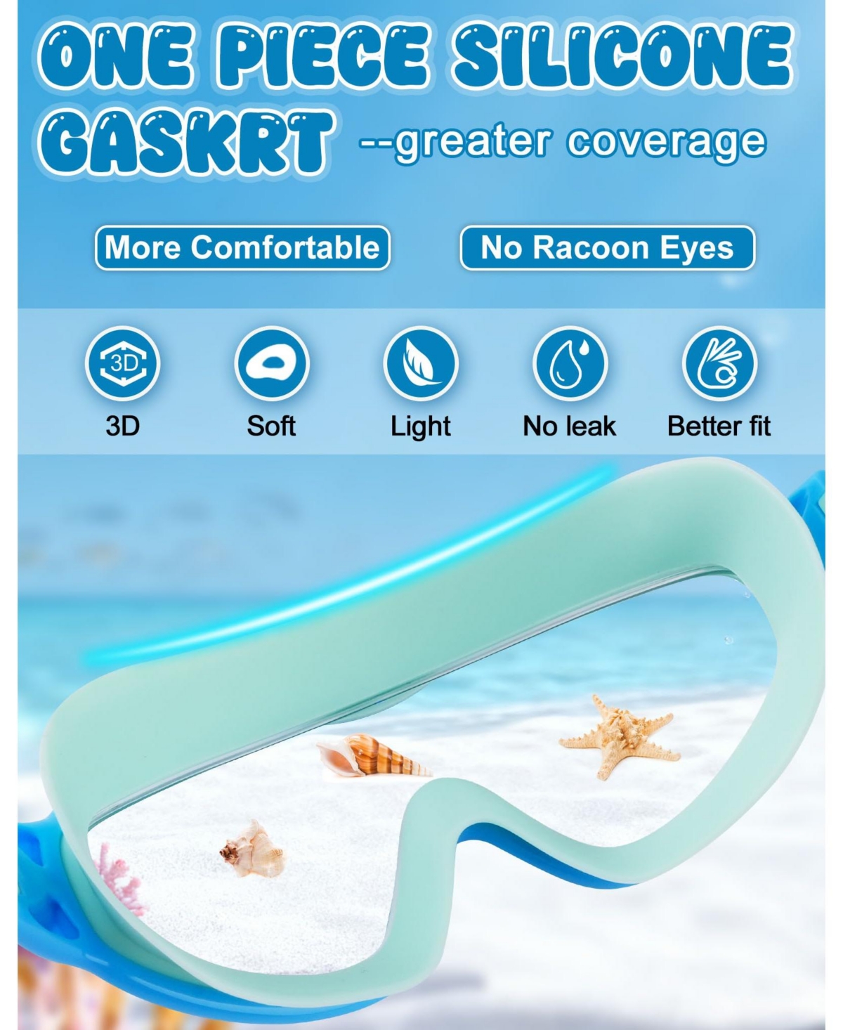 Gnuadz Swimming Goggles Anti Fog Uv Protection Mirror Lens 2Pack