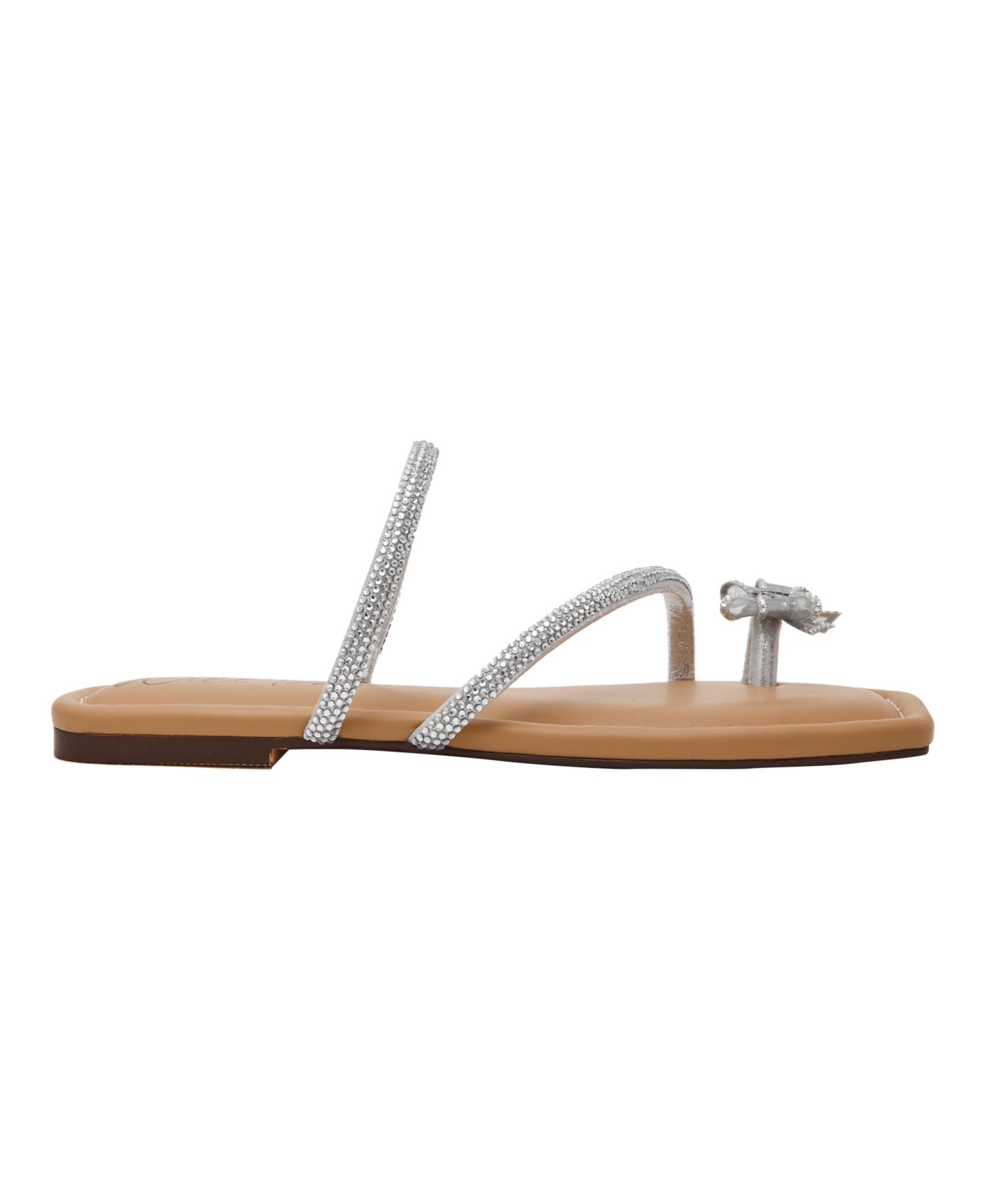 Women's Eliana Rhinestone Bow Flat Sandals