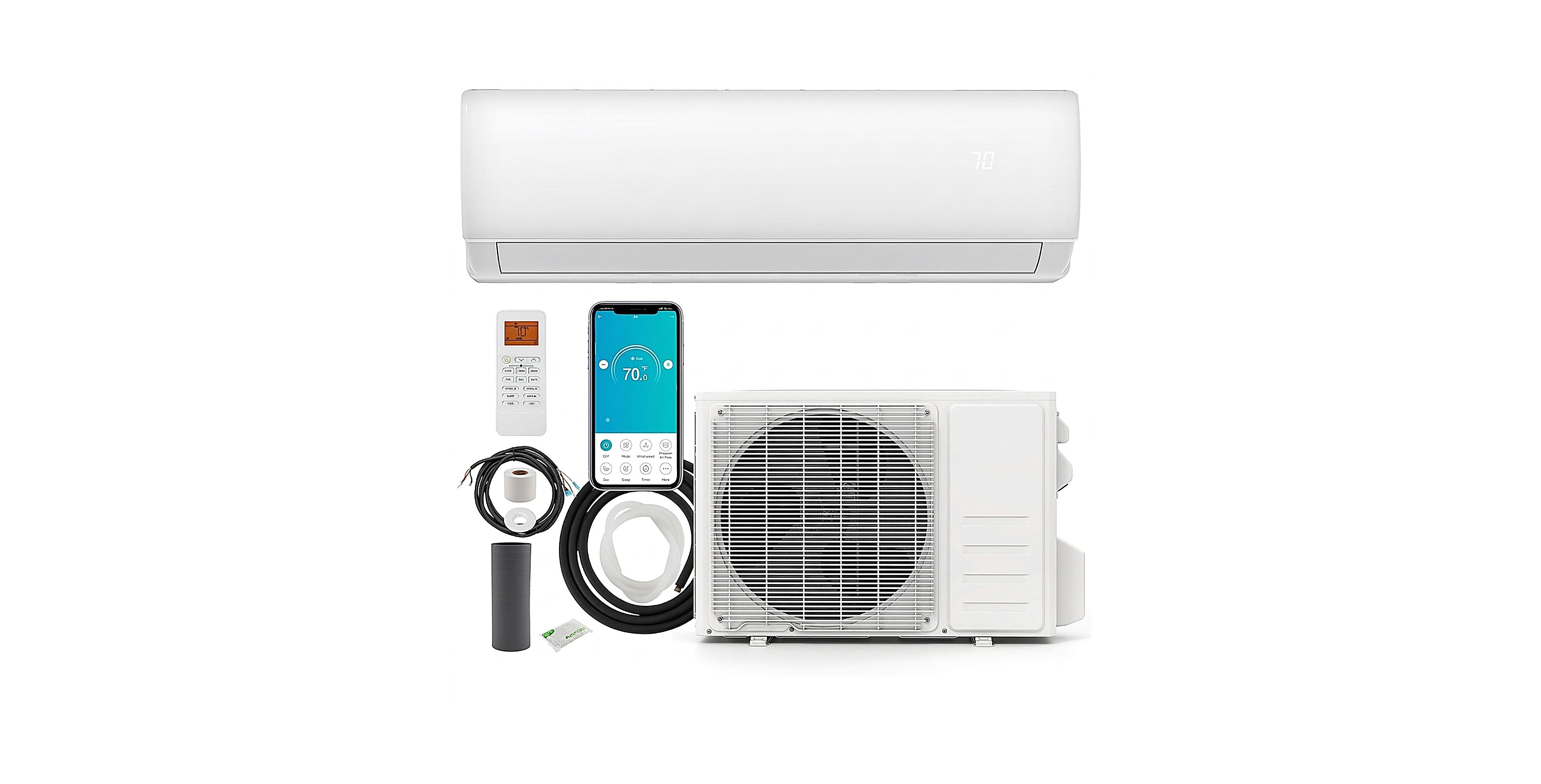 Vebreda 23000 Btu 208230V Mini Split Air Conditioner and Heater Pump System