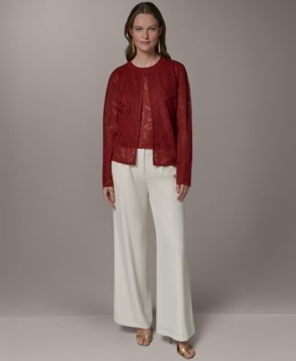 Women's Crewneck Novelty Cardigan