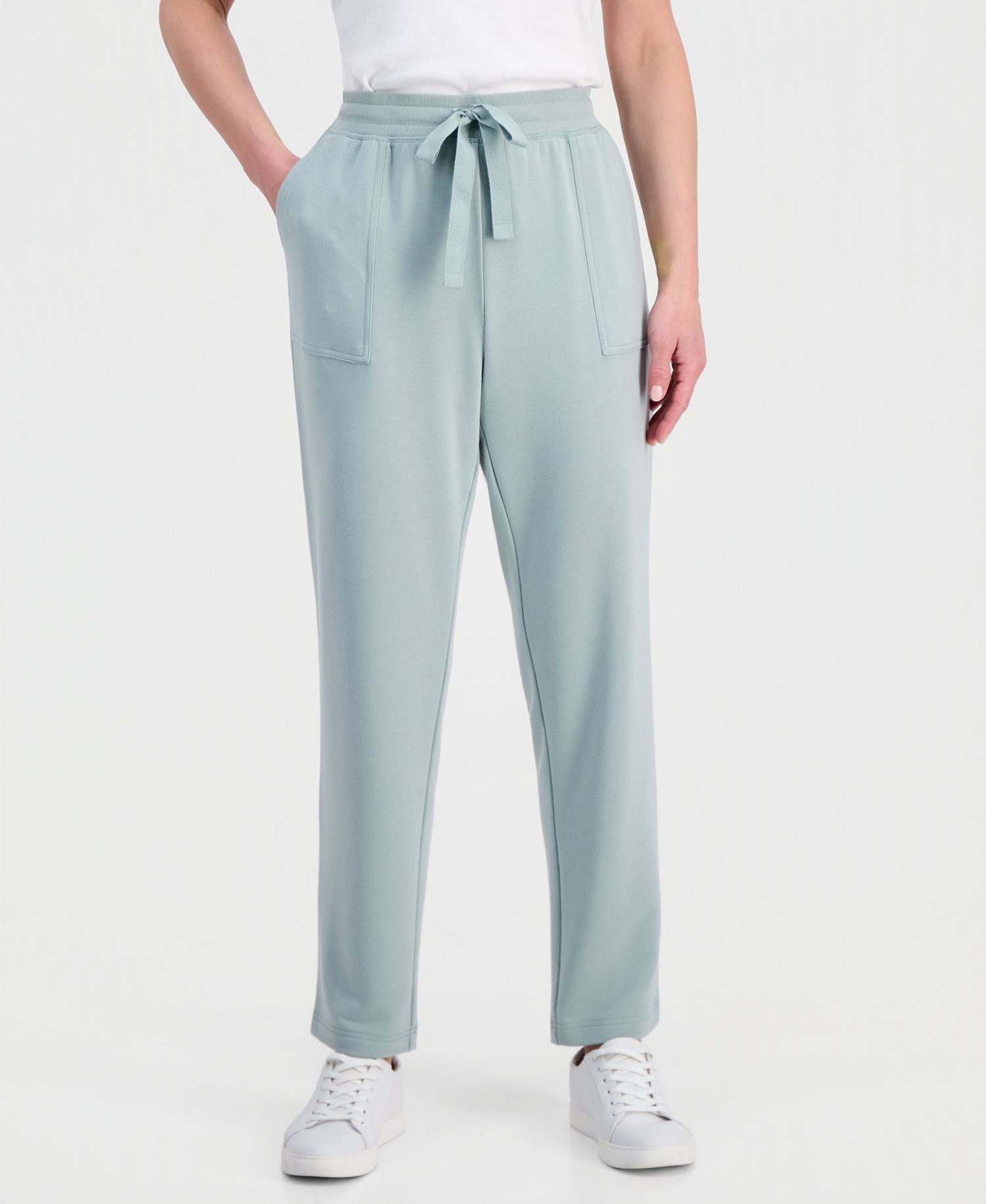 Petite LuxLounge French Terry Fleece Sweatpants