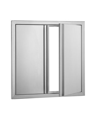 BBQ Access Door 24W x 24H in Double Flush Mount Stainless Outdoor
