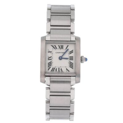 Tank Francaise Quartz Watch in Stainless Steel 20mm