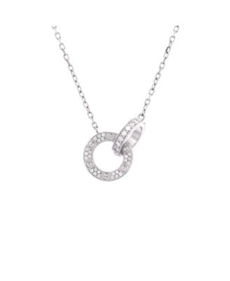 Love Interlocking Pave Necklace