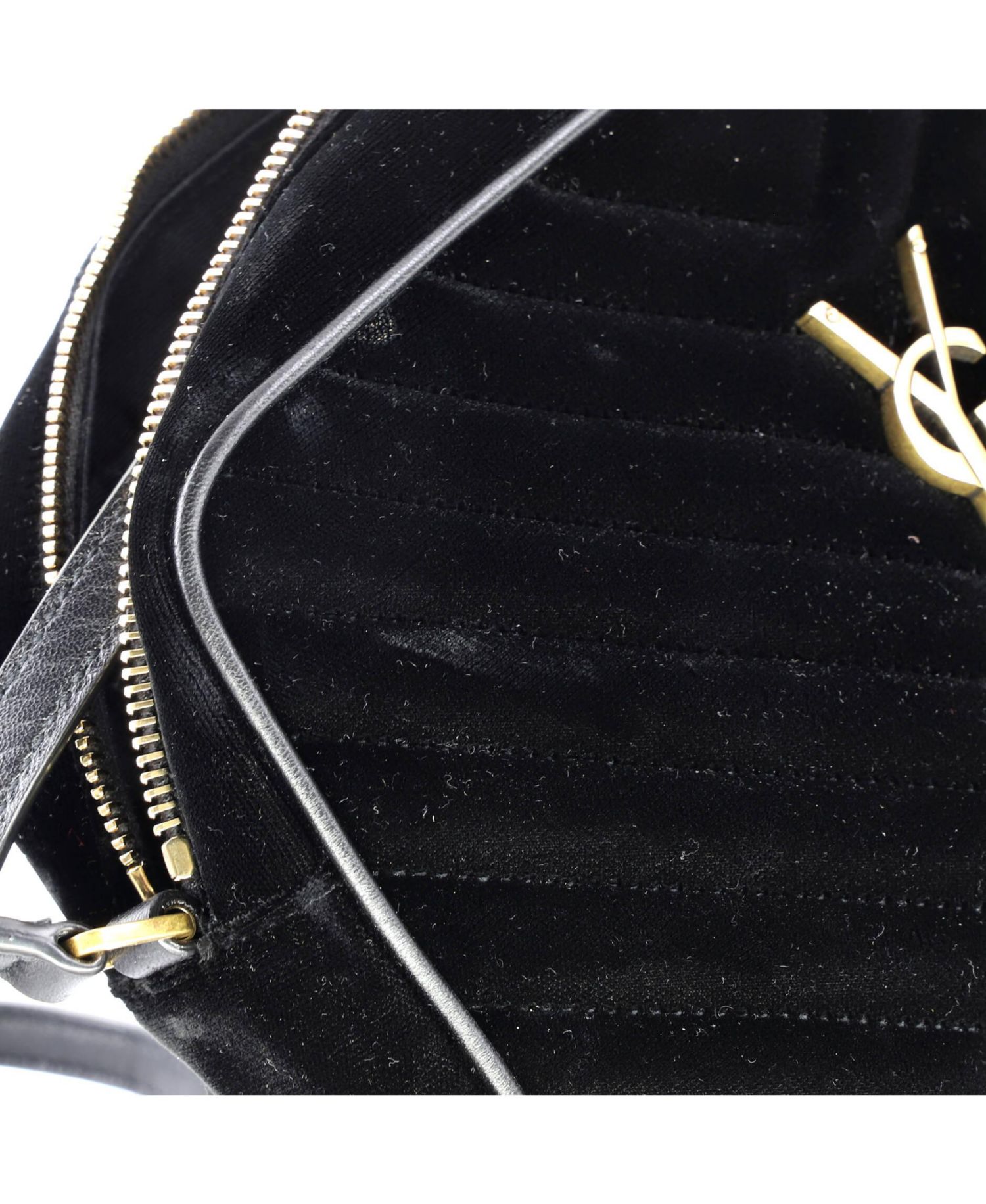 Small Lou Camera Bag Matelasse Chevron Velvet