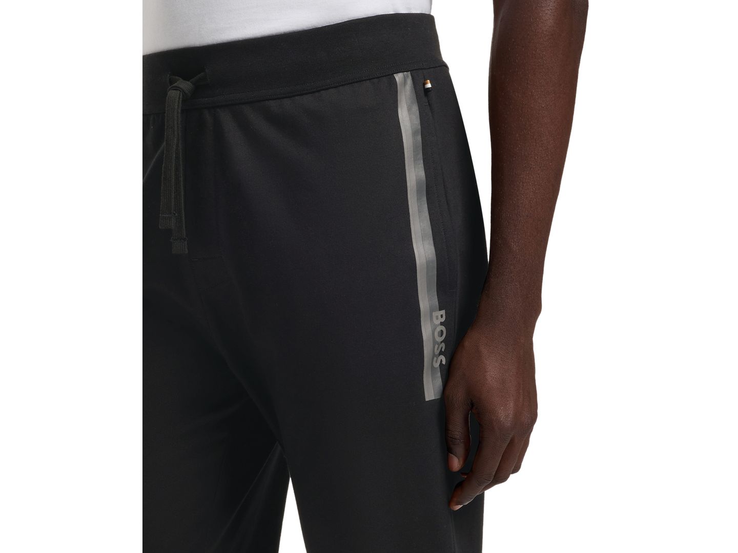 Мужские брюки Hugo Boss Cotton Elastic Waist Authentic, цвет: Oxford — фото 3