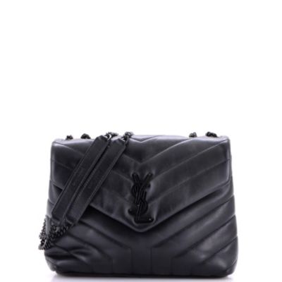 Small Loulou Shoulder Bag Matelasse Chevron Leather