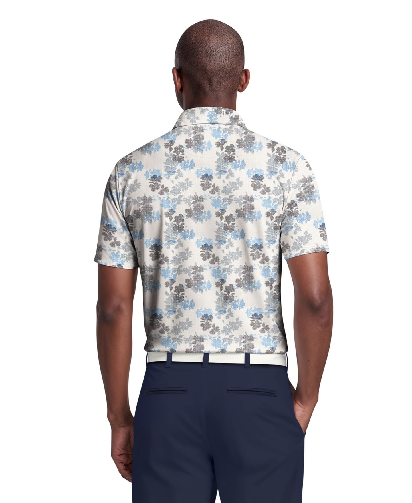 Мужское поло PGA TOUR Short-Sleeve Polo Shirt, цвет: Яркий белый — фото 4