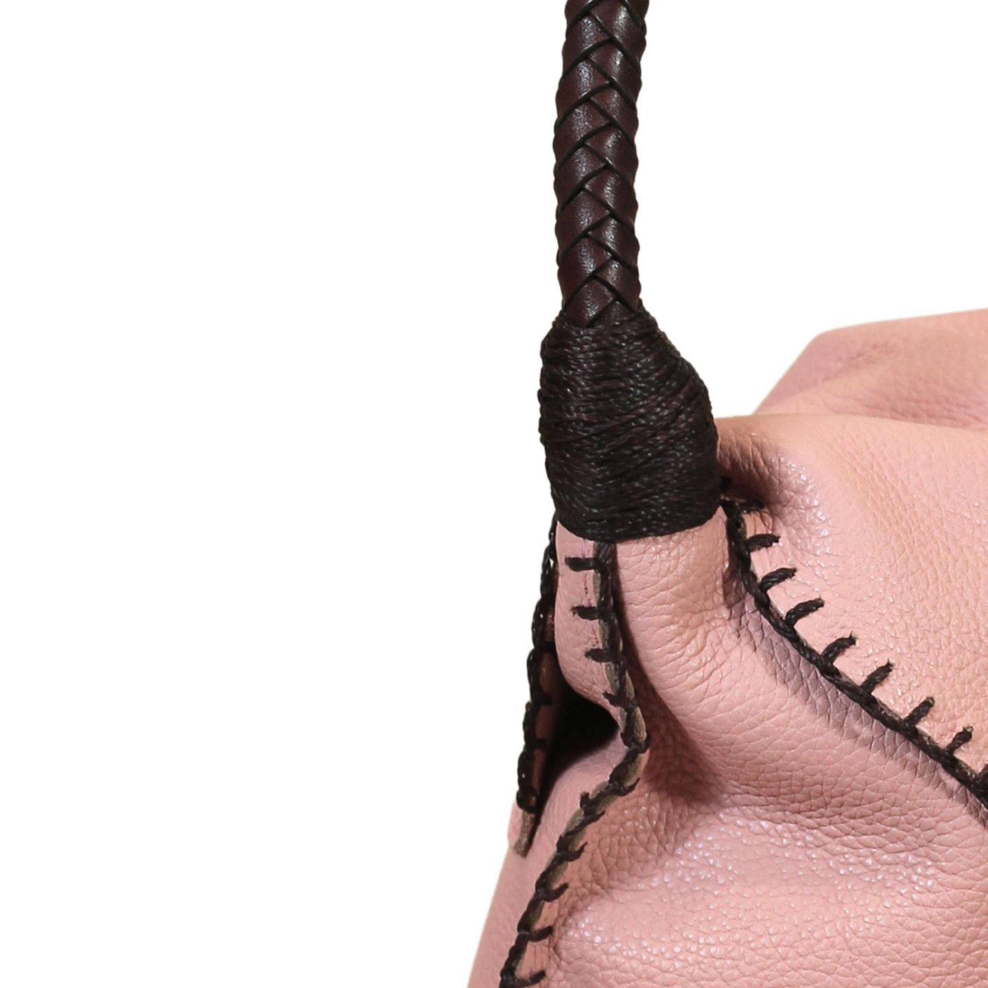 Женская сумка Carlos Falchi Shoulder Butterfly Leather, цвет: Пыльный розовый — фото 7