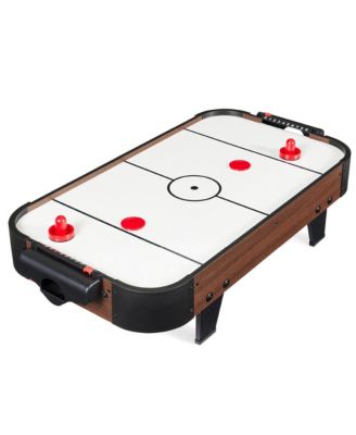 40in Air Hockey Arcade Table w/ 100V Motor, Electric Fan, 2 Strikers, 2 Pucks
