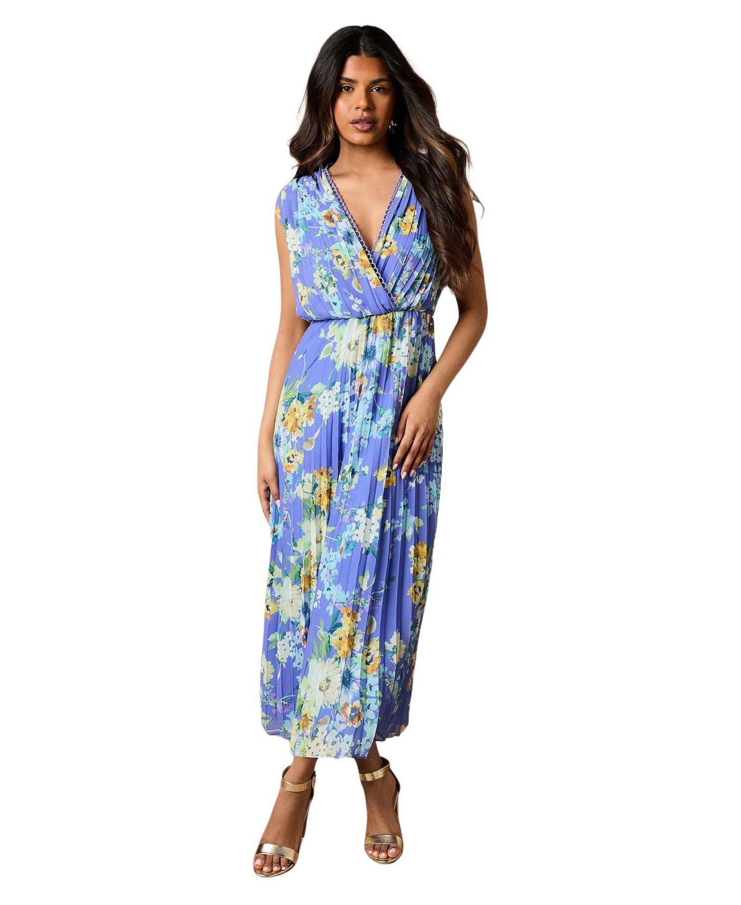 Women's Occasion Wrap Maxi Dress