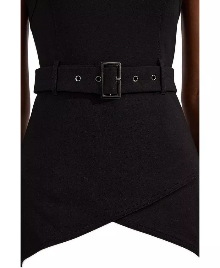 Women's Jersey Pleated Maxi Dress - thumbnail 10