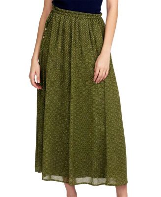 Women's Printed Chiffon Skirt