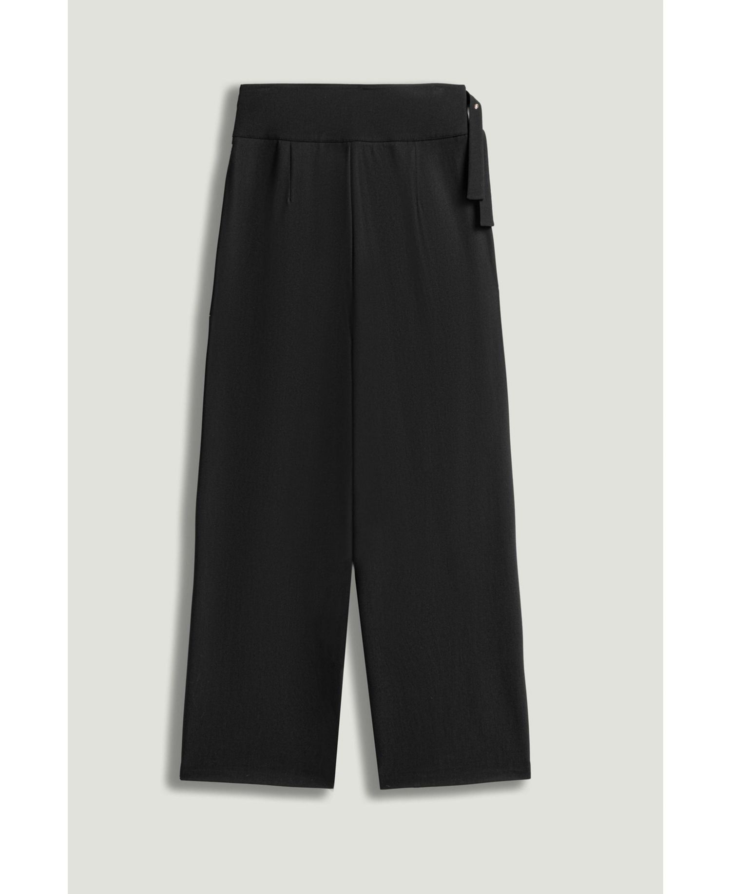Women's Cut-Out Waist Wide-Leg Pants