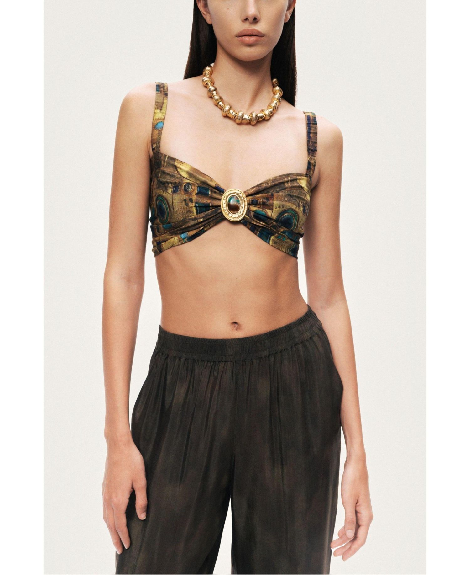 Women's Printed Straight Leg Pants