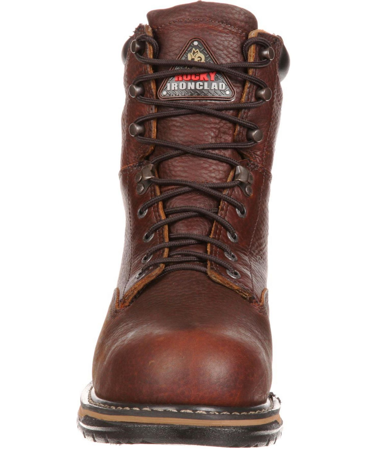 Мужские ботинки ROCKY IronClad Steel Toe Waterproof Work Boot, цвет: Коричневый — фото 2