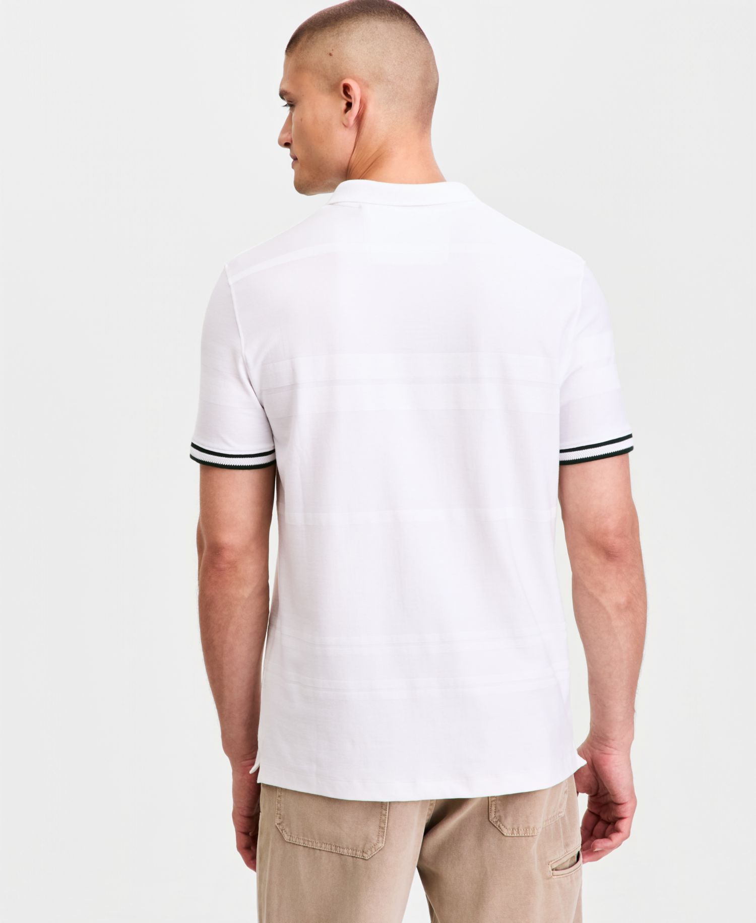 Men's Jacquard Detailed Polo Shirt