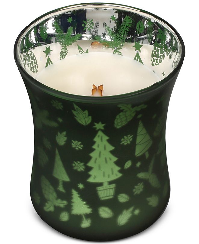 WoodWick Candle WoodWick Medium Holiday Frasier Fir Dancing Glass